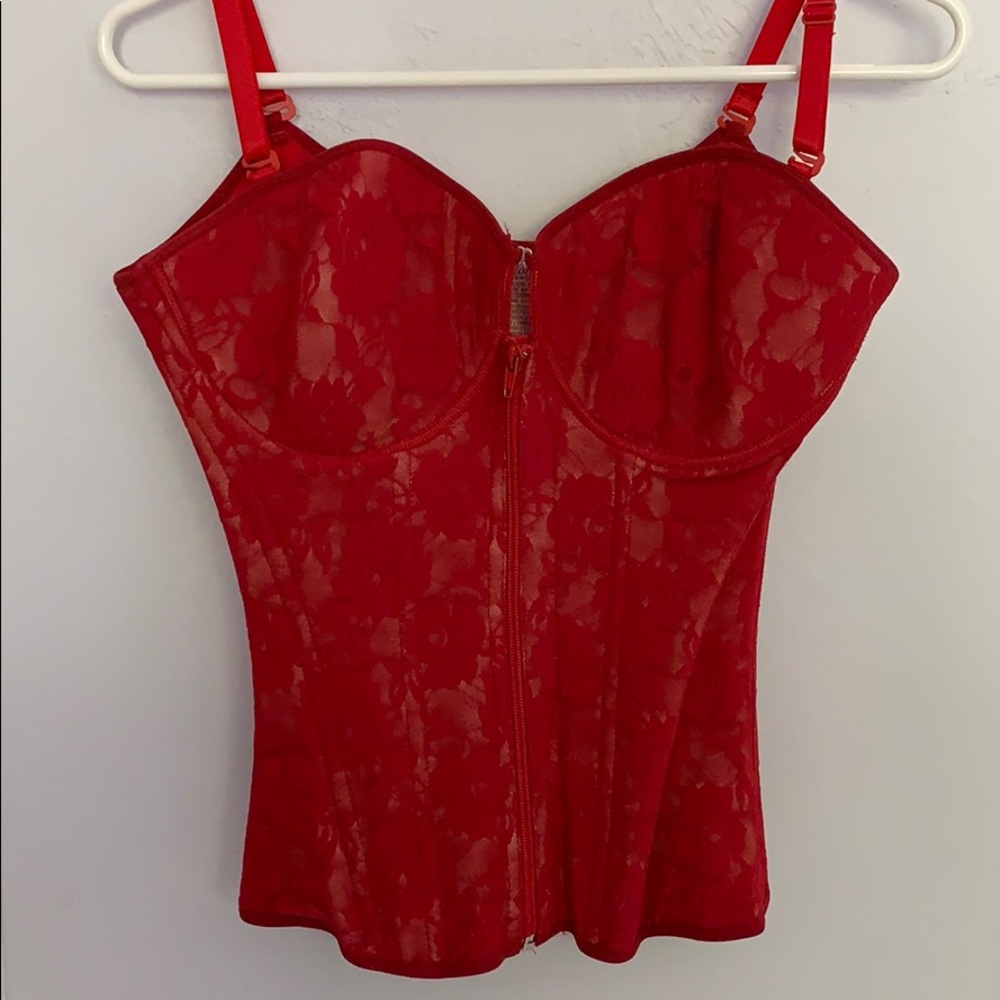 Red corset